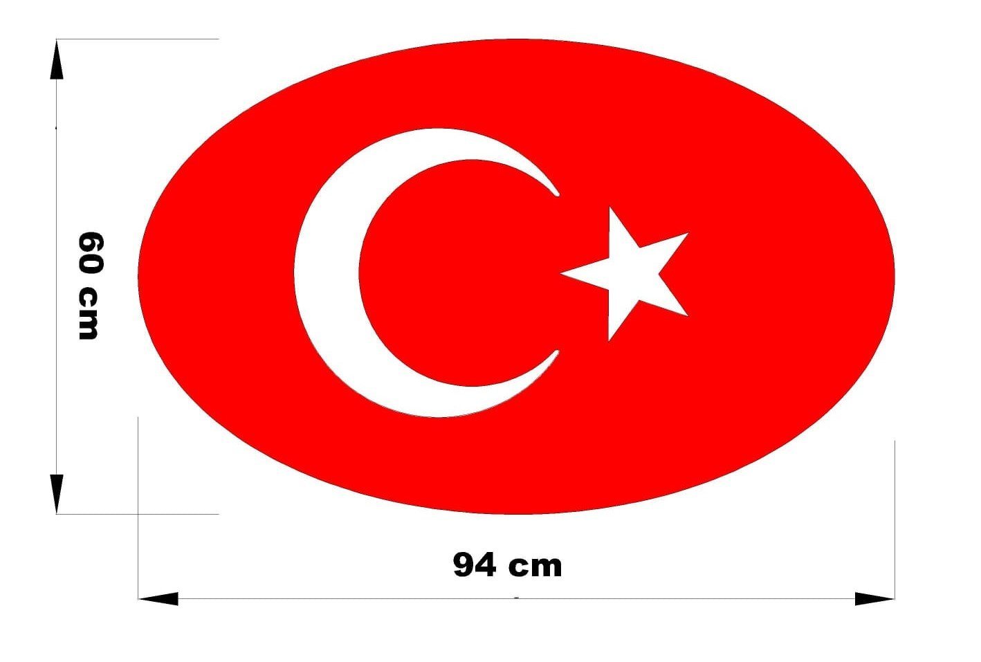 dış cephe elips bayrak