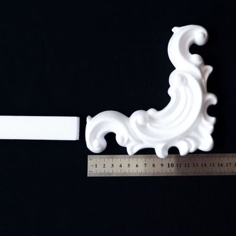 15 x 15 cm Köpük Çıta Köşesi | CKD-01