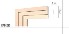 12x5 cm Dış Cephe Söve | EPD-213