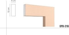 12x4 cm Dış Cephe Söve | EPD-216