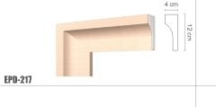 12x4 cm Dış Cephe Söve | EPD-217