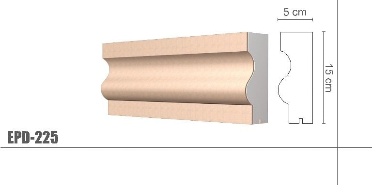 15x5 cm Dış Cephe Söve / Denizlik | EPD-225