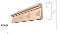 16 cm Genişlik 7 cm Yükseklik Dış Cephe Söve | DES-04