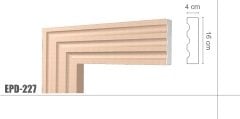 16 cm Genişlik 4 cm Yükseklik Lambiri Söve | EPD-227