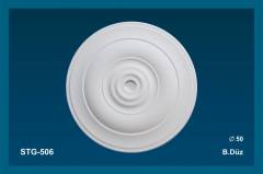 Strafor Dekoratif Düz Göbek | STG-506 (50 cm Çap)