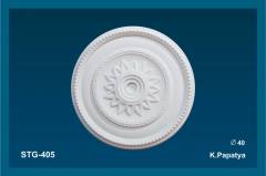 Papatya Desenli Dekoratif Göbek | STG-405 (40 cm)