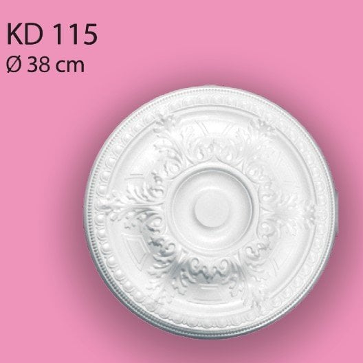 Strafor Köpük Dekoratif Rüzgarlı Göbek | KD-115 (38 cm)