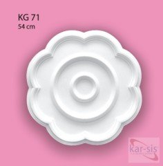 Papatya Desenli Strafor Köpük Göbek | KG-71 (54 cm)