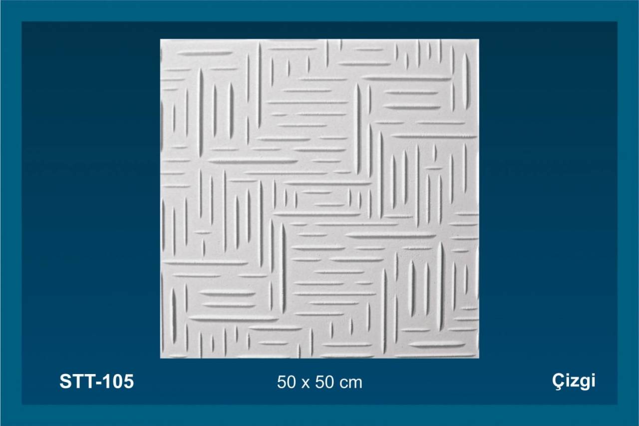 STT-105 ÇİZGİ TAVAN KAPLAMA (50x50 cm)