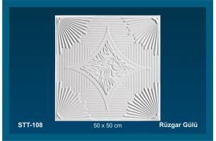 STT-108 RÜZGAR GÜLÜ TAVAN KAPLAMA (50x50 cm)
