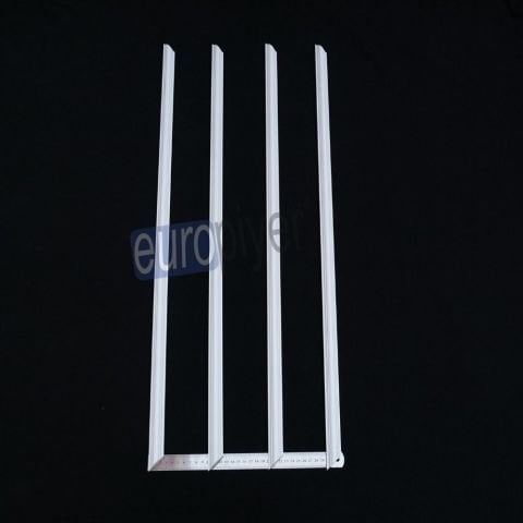 2,5 cm Genişlik, 90 cm x 90 cm Çerçeve Yapmaya Hazır Polimer Çıta Seti