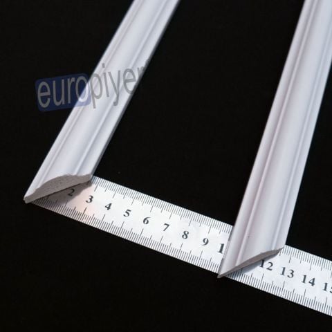 2,5 cm Genişlik, 90 cm x 90 cm Çerçeve Yapmaya Hazır Polimer Çıta Seti