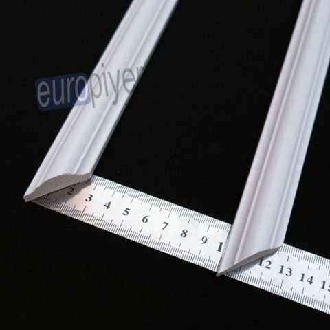 2,5 cm Genişlik, 90 cm x 90 cm Çerçeve Yapmaya Hazır Polimer Çıta Seti