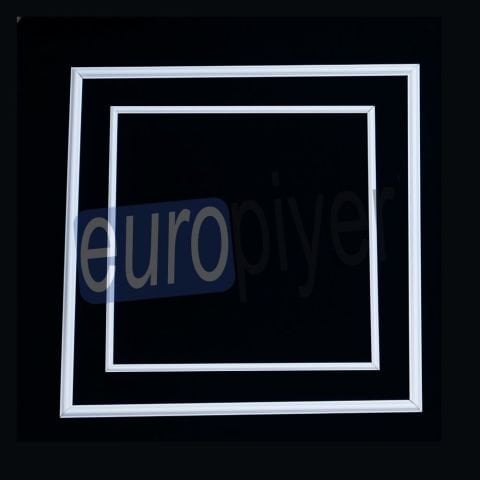 120x120 cm ve 90x90 cm Çerçeve Yapmaya Hazır, Polimer Duvar Çıta Seti