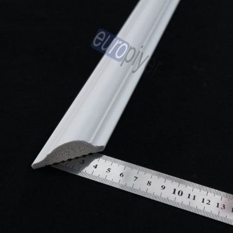 4 cm Genişlik, 90 cm Uzunluk, Dekoratif Polimer Duvar Çıtası