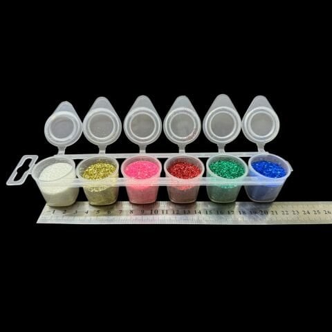 Karışık Renk Sim Tozu 6'lı Paket (60 Gram)