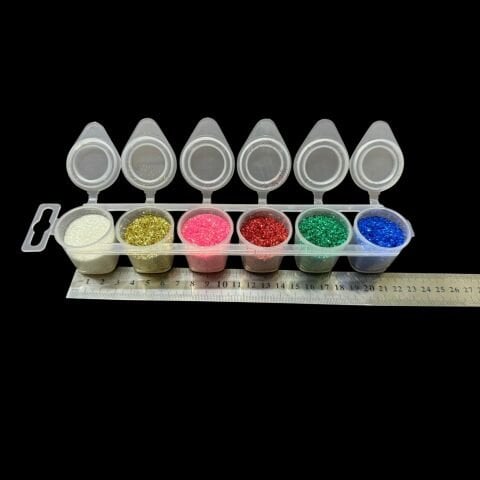 Karışık Renk Sim Tozu 6'lı Paket (60 Gram)