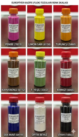 Limon Sarı Kadife Tozu (Flok Tozu)