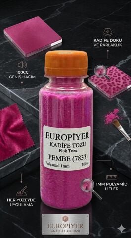 Pembe Kadife Tozu (Flok Tozu)