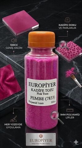Pembe Kadife Tozu (Flok Tozu)